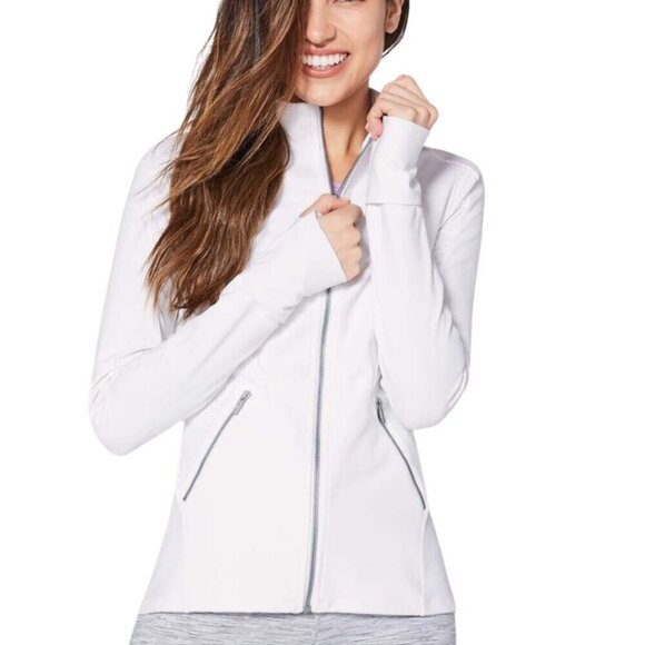 Lululemon Womens Size  6 Sleek Essentials Jacket White - Picture 1 of 16